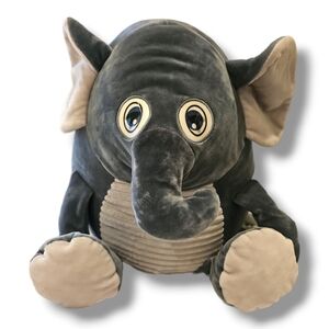 Hug Fun Elephant Flip Eye Holiday Time Plush Stuffed Animal - Size 18"